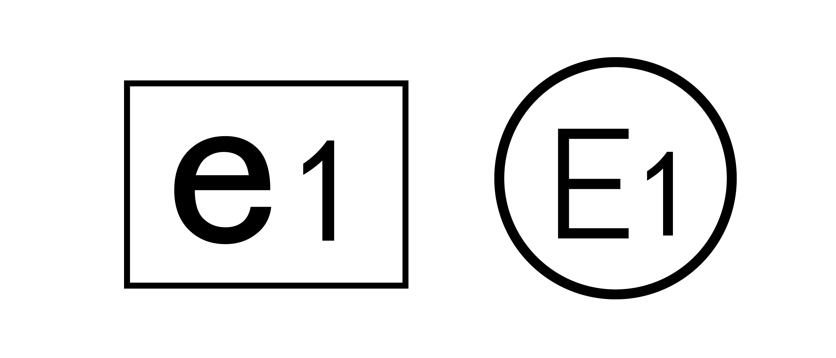 大寫E標志和小寫e標志