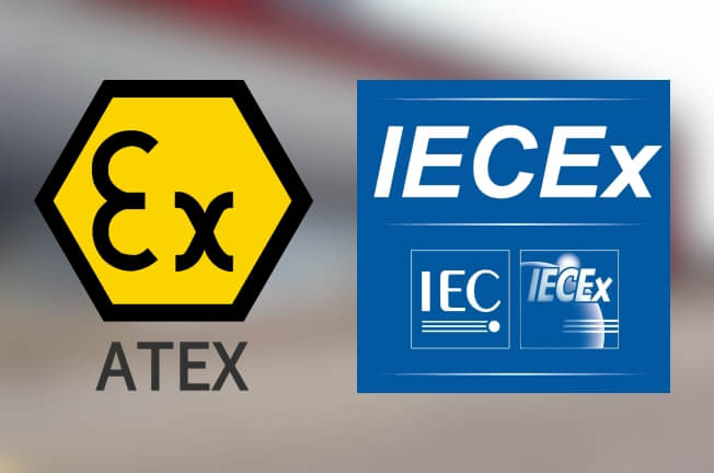 ATEX和IECEx認證標志