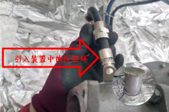 鎧裝電纜鎧裝層通過(guò)鎧裝引入裝置中的壓鎧環(huán)與金屬殼體始終接觸