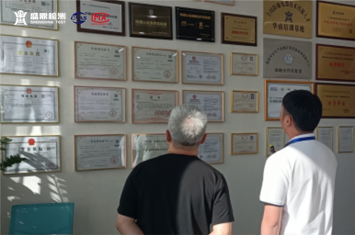 深圳市賽歐菲照明科技有限公司負責人參觀灣際盛鼎公司