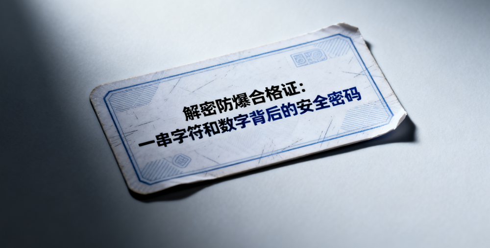 解密防爆合格證：那一串字符和數字背后的安全密碼